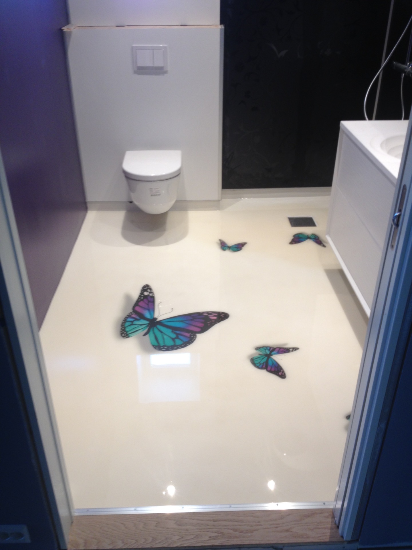 Epoxy kunstgulv, Brusand