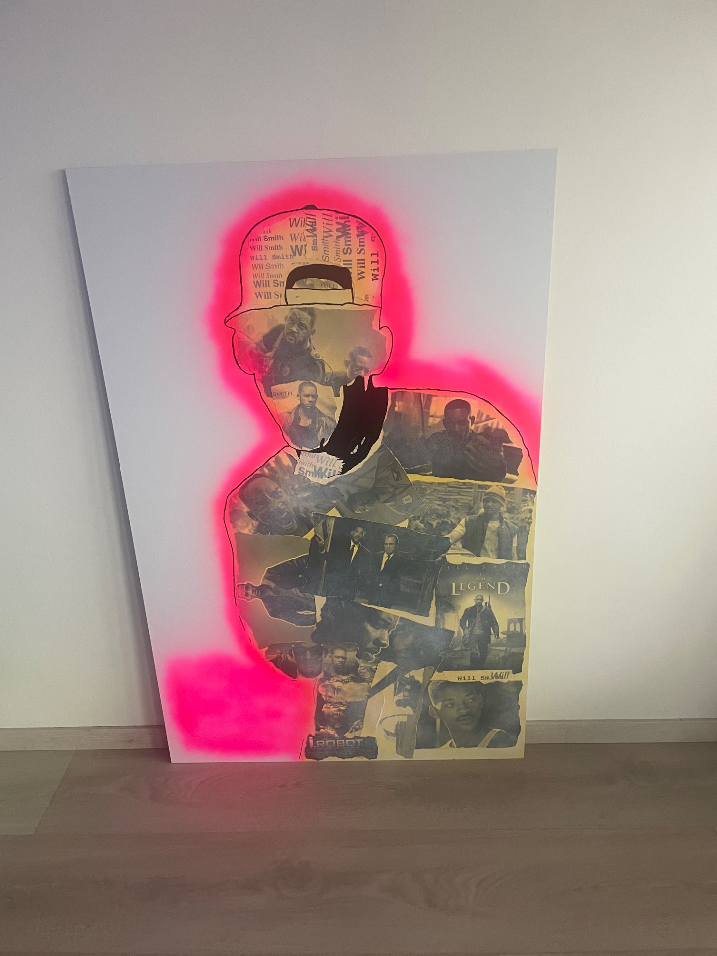 Will Smith med originalverket fra Art By Birk